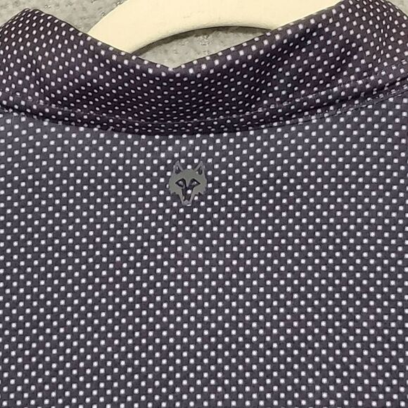 GREYSON Men's Short Sleeve Embroidered Logo Blue Dot Golf Polo Large - Picture 5 of 7